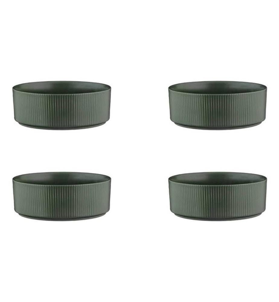 Schalen Scandi Ø16,5cm - 4 Teile - Olive
