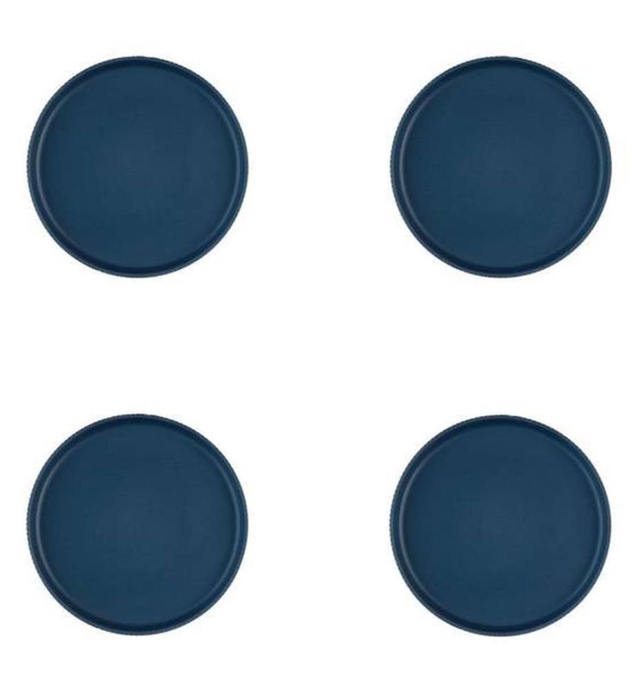 Piatto Scandi Ø16,5 cm - 4 pezzi - Blu navy