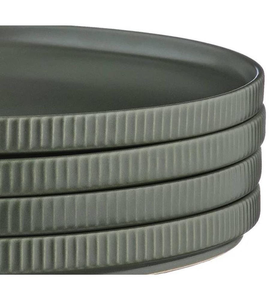 Teller Scandi Ø16,5cm - 4 Teile - Olive