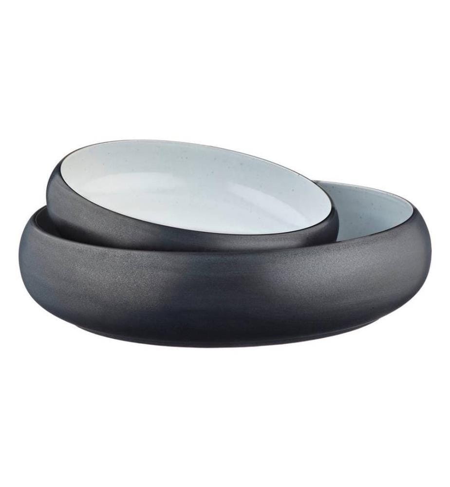 Obstkorb Gourmund Ø22cm Und Ø30cm - 2 Teile - Onyx