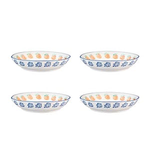 4 teiliges Suppenteller Napoli Ø21,5 cm - Citrus
