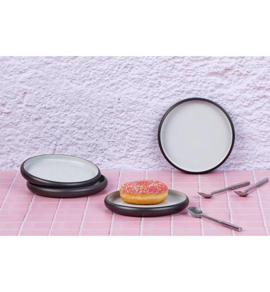 Teller Gourmund Ø15,5cm - 4 Teile - Onyx