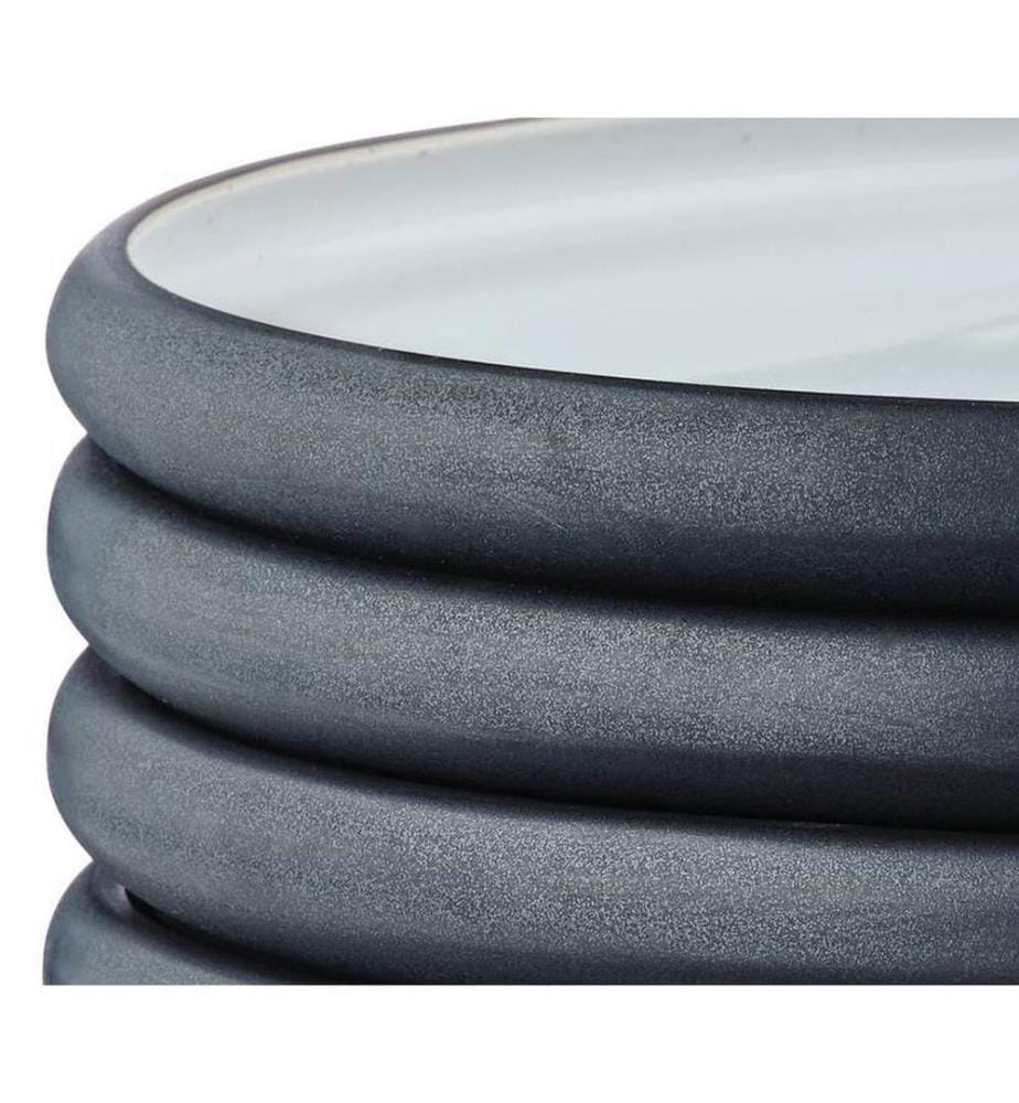 Gourmund plate Ø21.5cm - 4 pieces - Onyx