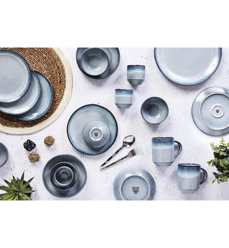 Geschirr-Set Plus Genesis 60-teilig - Meer