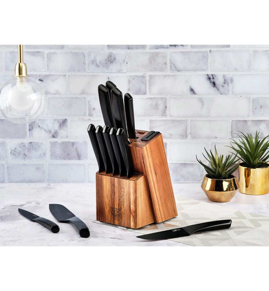 Jensen Loviisa Kitchen and Steak Knife Block - 14 Pieces
