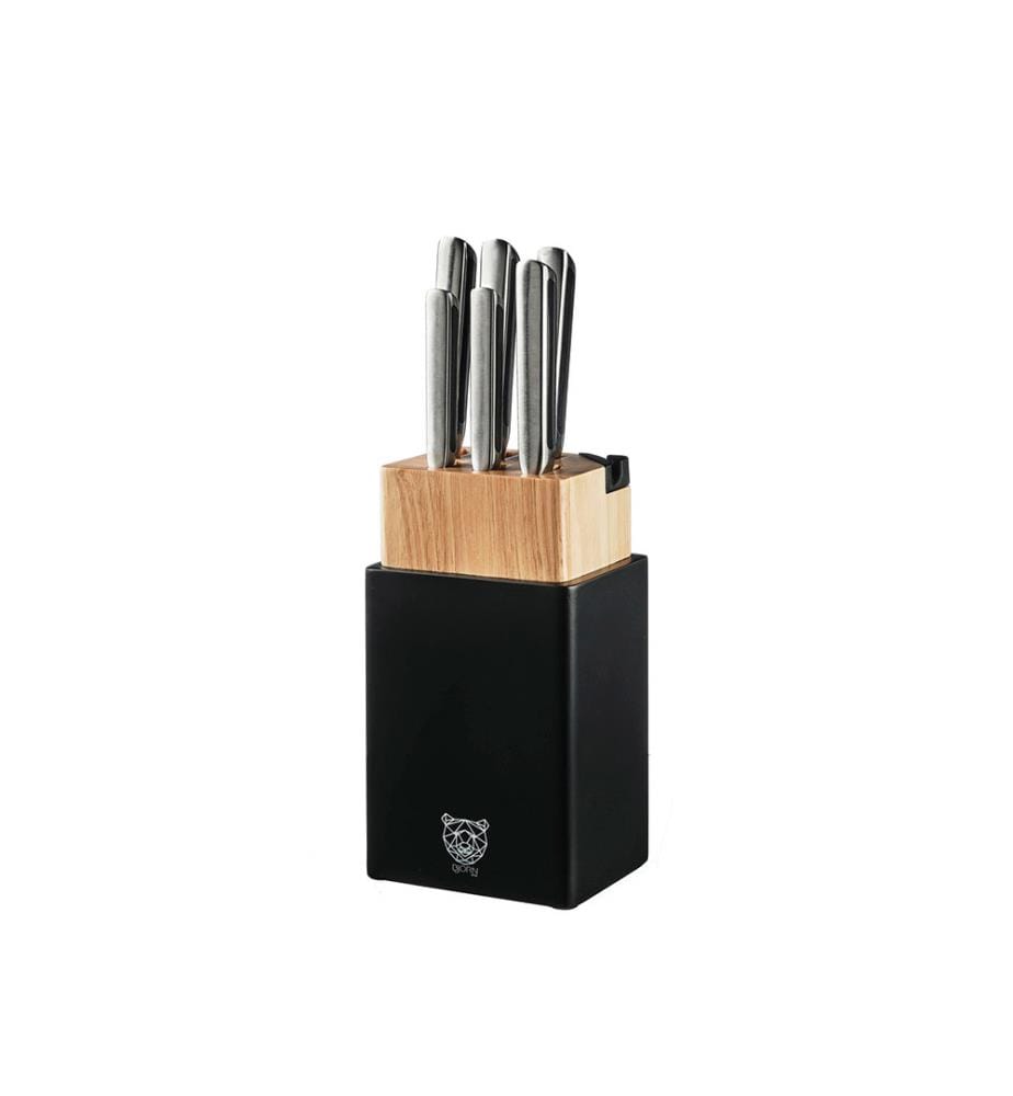 Loki Porvoo Kitchen Knife Block - 8 Pieces