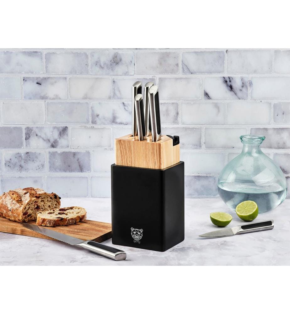 Loki Porvoo Kitchen Knife Block - 8 Pieces