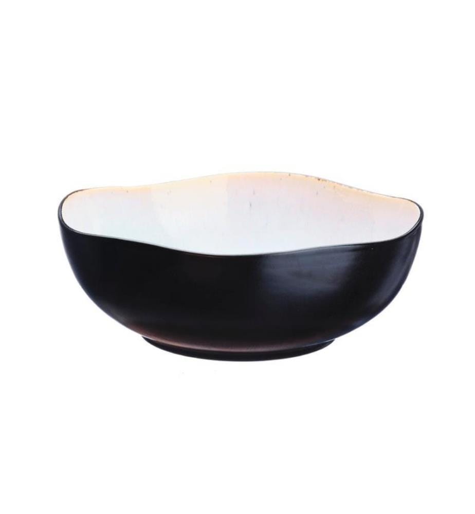 2 Salatschüsseln Iris Ø 24 Cm Und Ø 28,5 Cm - Weiss Elfenbein