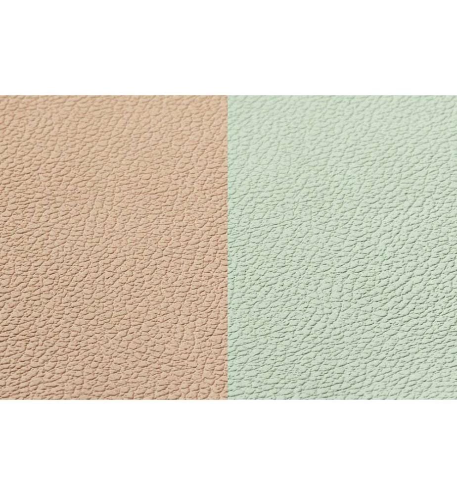 6er-Set Wendbare Untersetzer stone - Rosa und Grün