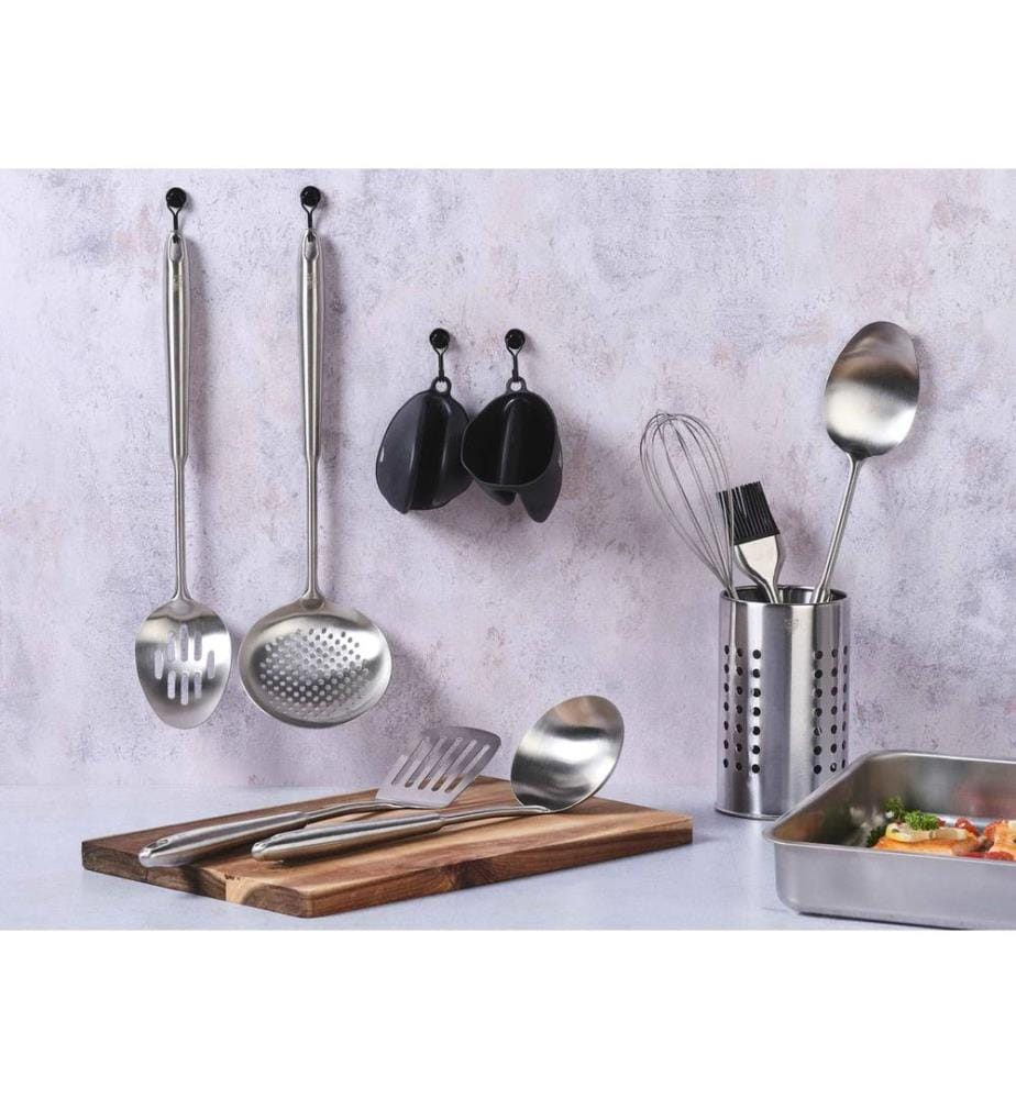 Lot de 10 ustensiles de cuisine en acier inoxydable STAL - Acier inoxydable