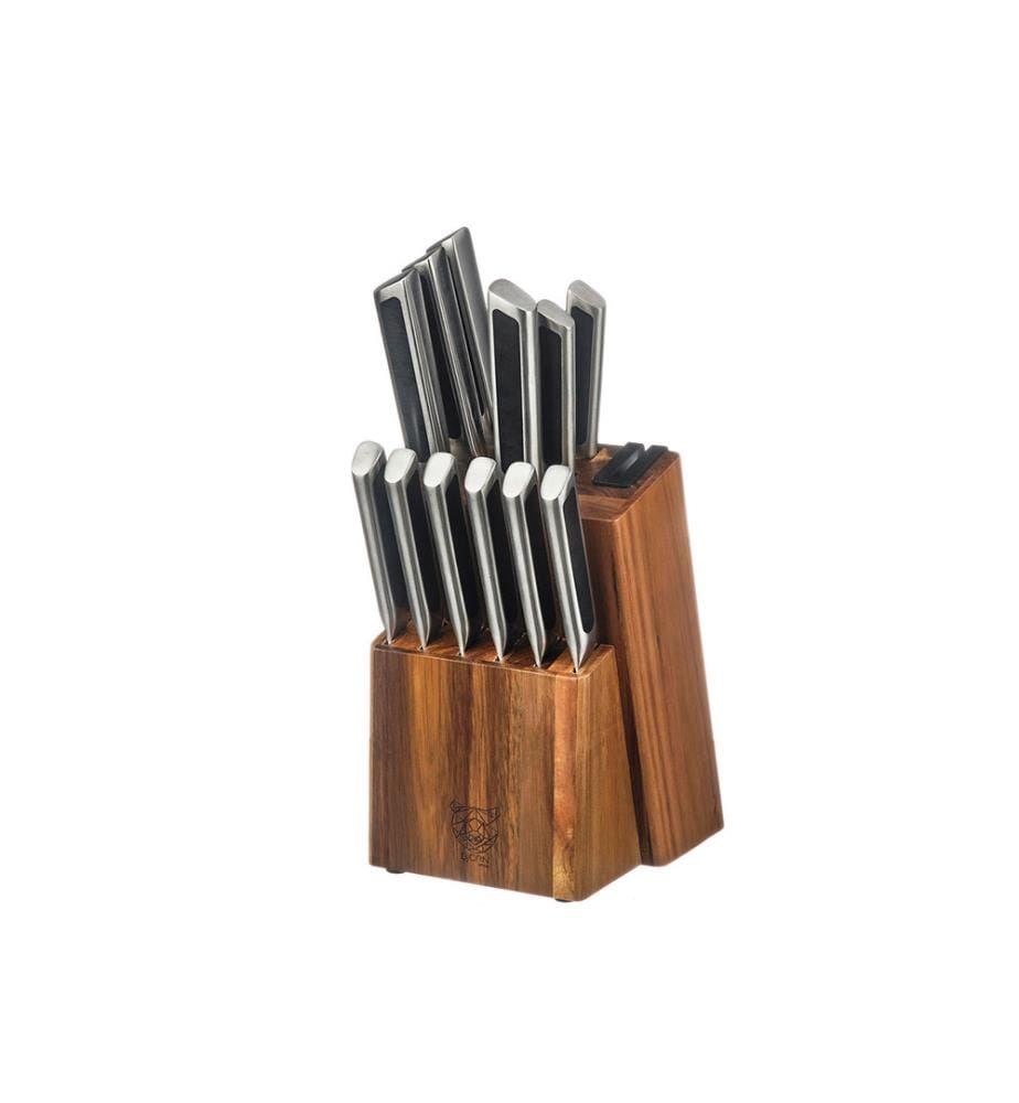Loki Loviisa Kitchen and Steak Knife Block - 14 Pieces