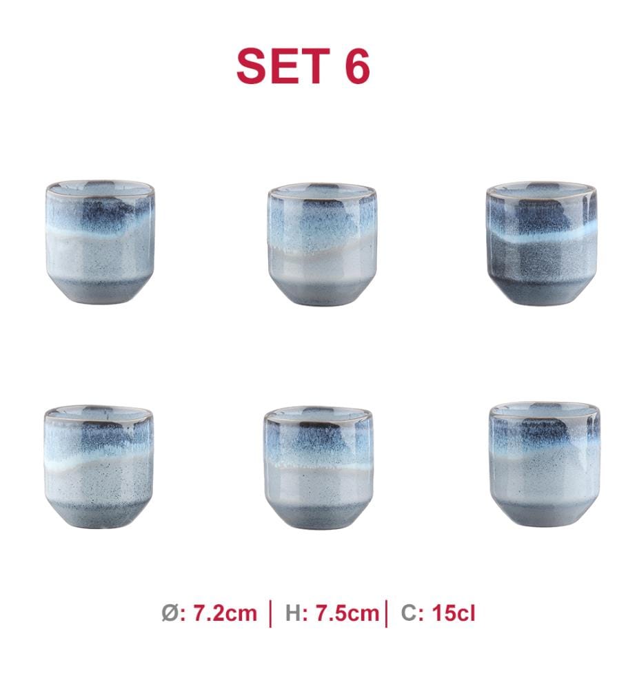 Set aus 6 Tassen Genesis 15 Cl - Mare