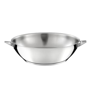 Wok 28 cm in acciaio inox Eclipse