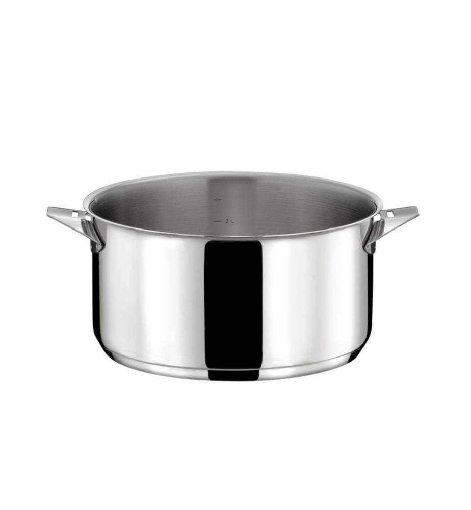 Eclipse Set di 3 pentole in acciaio inox da 16/18/20 cm con manico