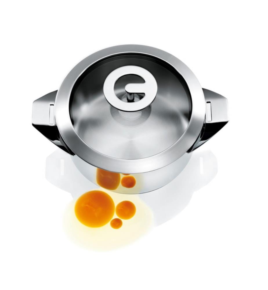Eclipse Set di 3 pentole in acciaio inox da 16/18/20 cm con manico
