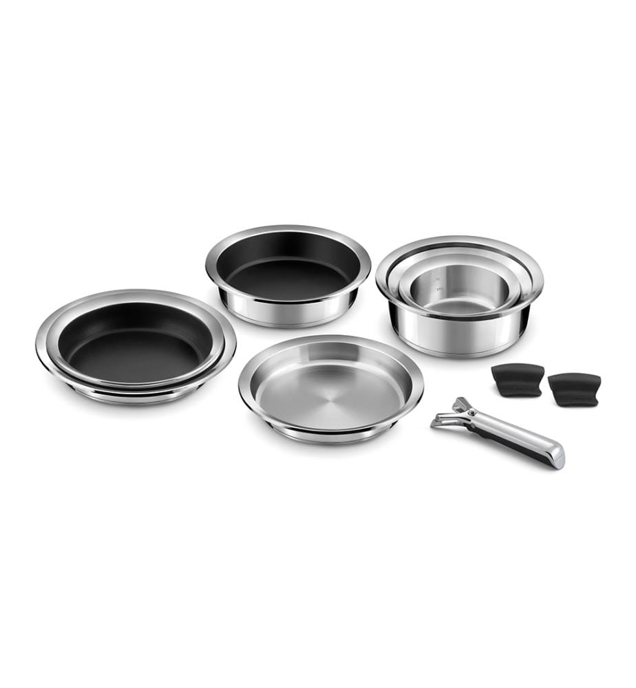 Set di 2 teglie Ø 16/20 cm + 1 manico Ycône