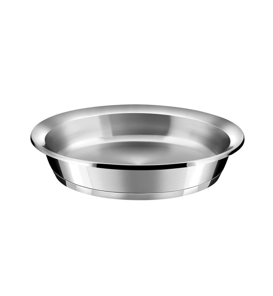 Padella in acciaio inox da 24 cm con finitura a specchio e manico Ycône