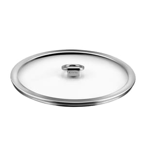 Coperchio Ycône da 24 cm - Trasparente e argento
