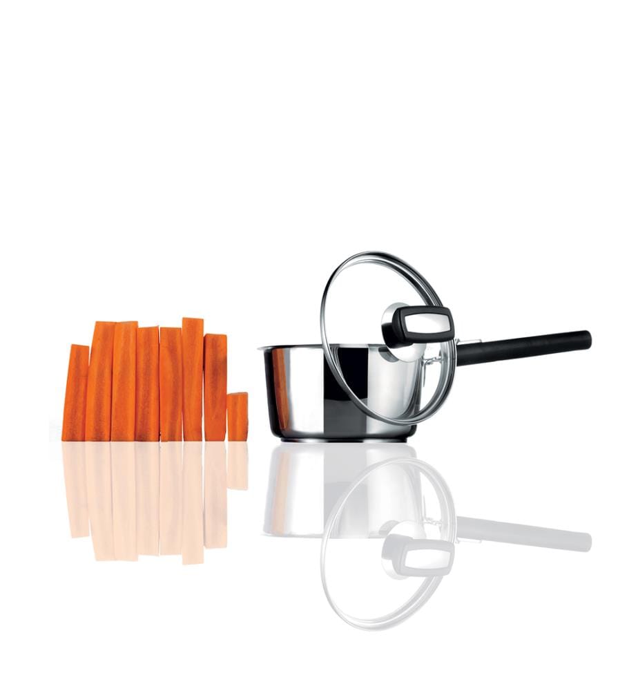 Set di 3 casseruole 16/18/20 cm con manico Malice - Nero
