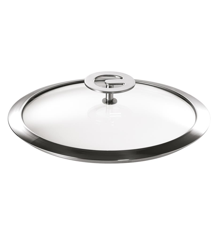 Coperchio 18 cm in vetro temperato e acciaio inox Universale