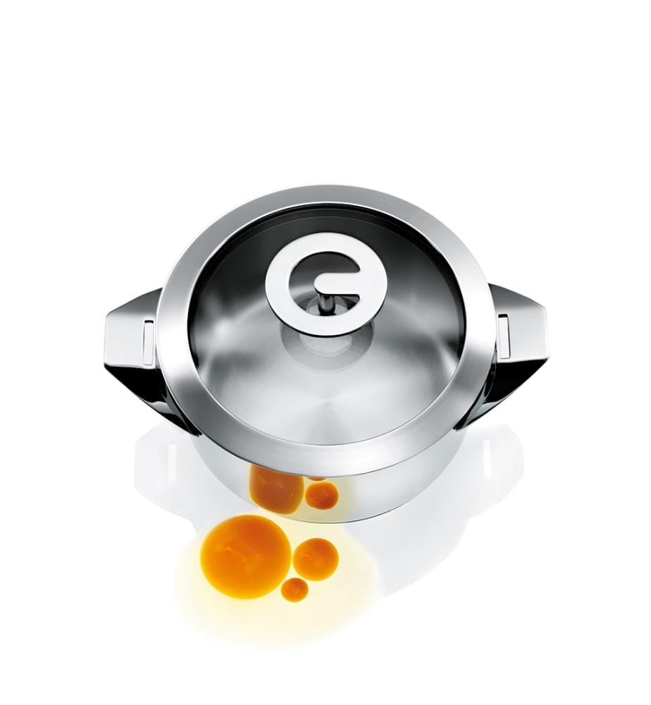 Coperchio universale da 28 cm in vetro temperato e acciaio inox