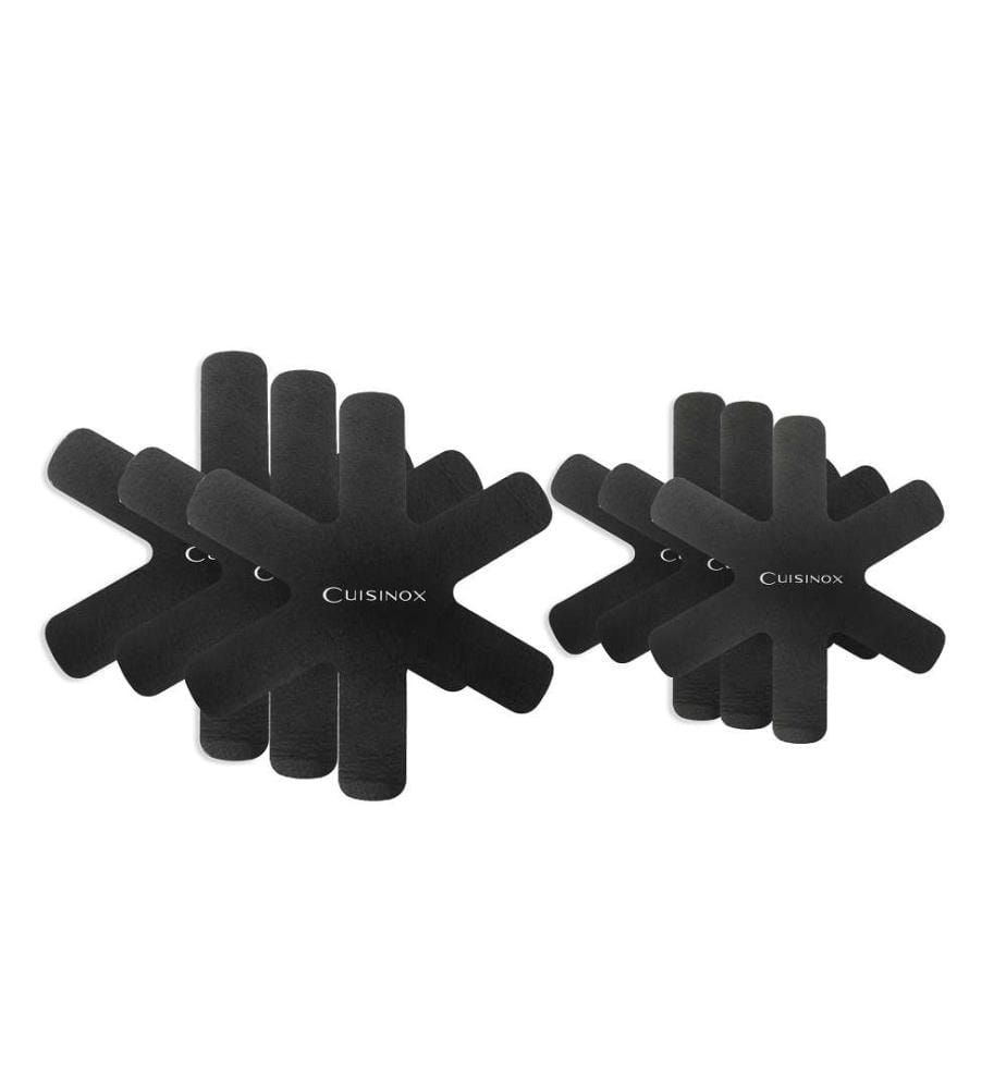 Set da 6 dischi in feltro universali 28 cm e 36 cm - Nero