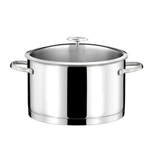 Elysée 24 cm casserole with lid - Silver