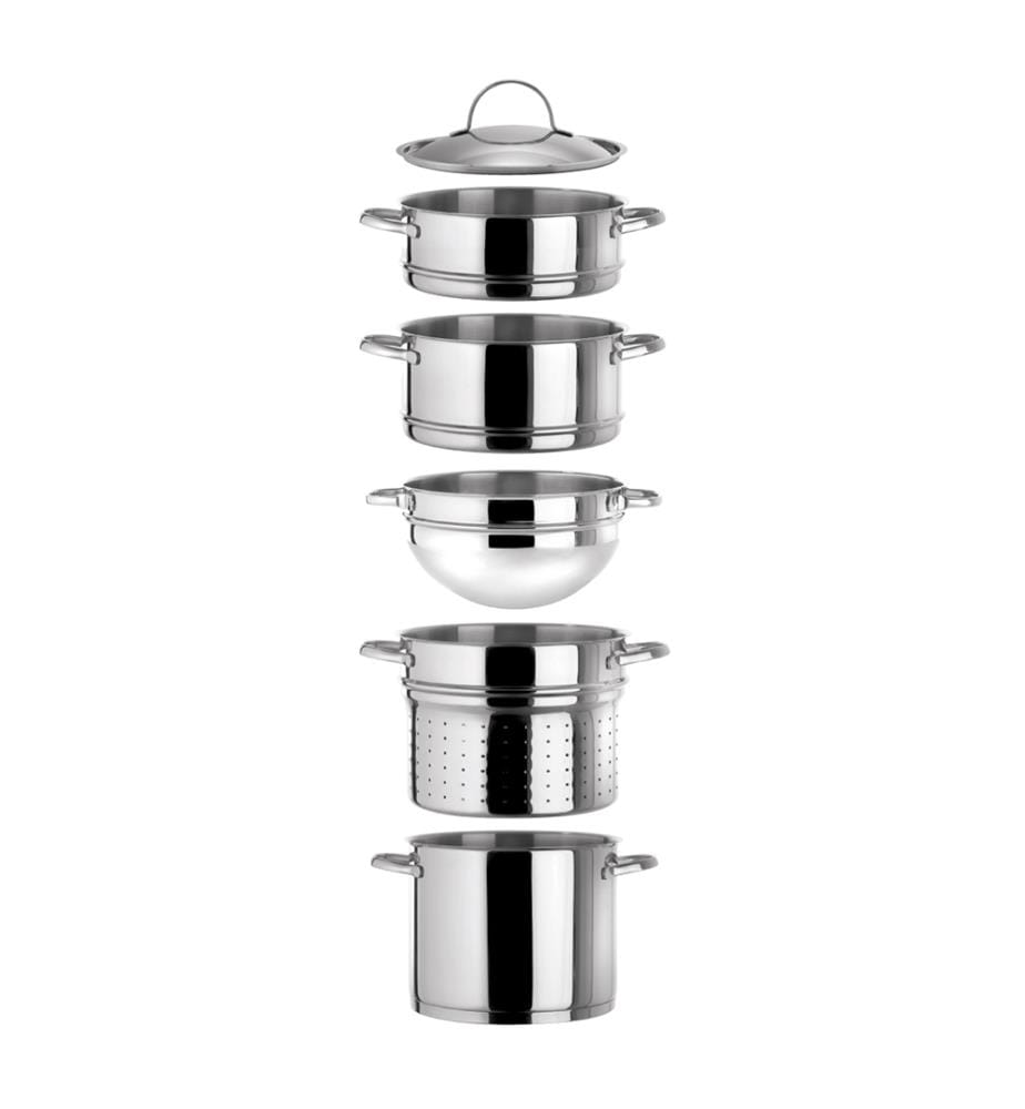 Elysée Le Cuisinox Set di cottura a vapore da 6 pezzi