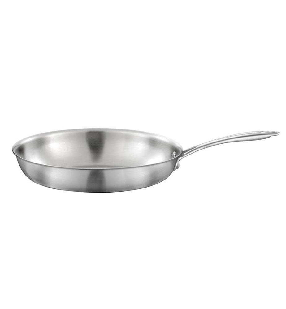 Gourmet - Set di 3 pentole in acciaio inox da 16/18/20 cm + 1 padella in acciaio inox da 32 cm