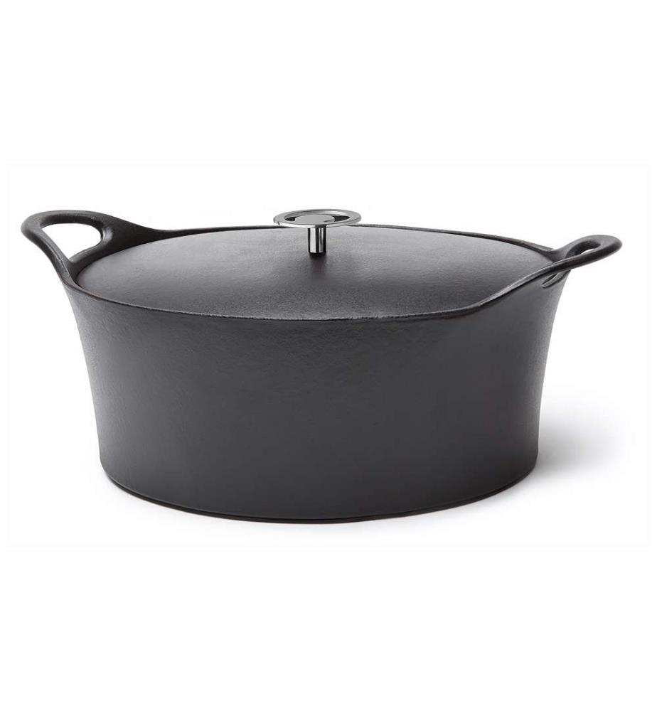 Piatto da arrosto ovale Volcan 35 cm - Nero