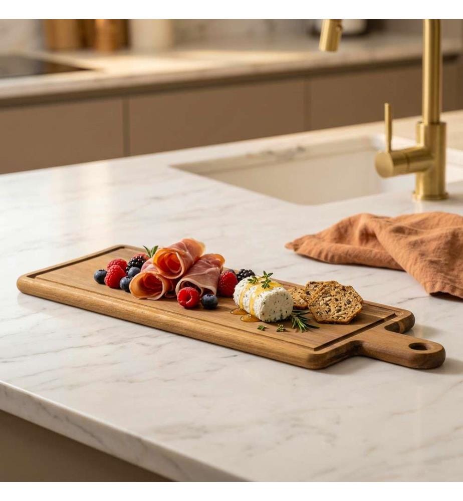 Cutting Board Celestin 48 x 17 x 1.5 cm - Brown