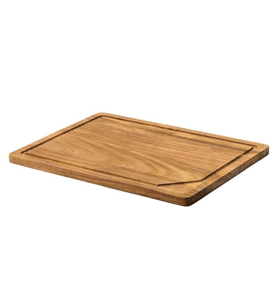 Rectangular cutting board 39 x 28 x 1.5 cm cm with Edgar gutter