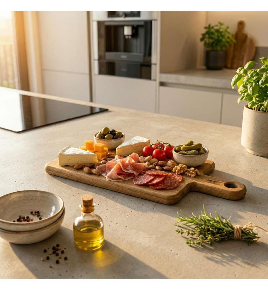 Cutting Board Felicie 37.5 x 17 x 1.5 cm - Brown