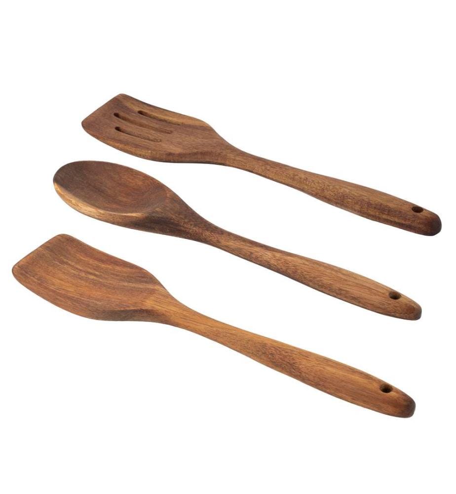 Set di 3 utensili in legno di acacia Emile