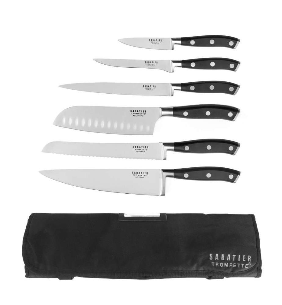 Valigetta + 6 coltelli da cucina Vulcano - Argento
