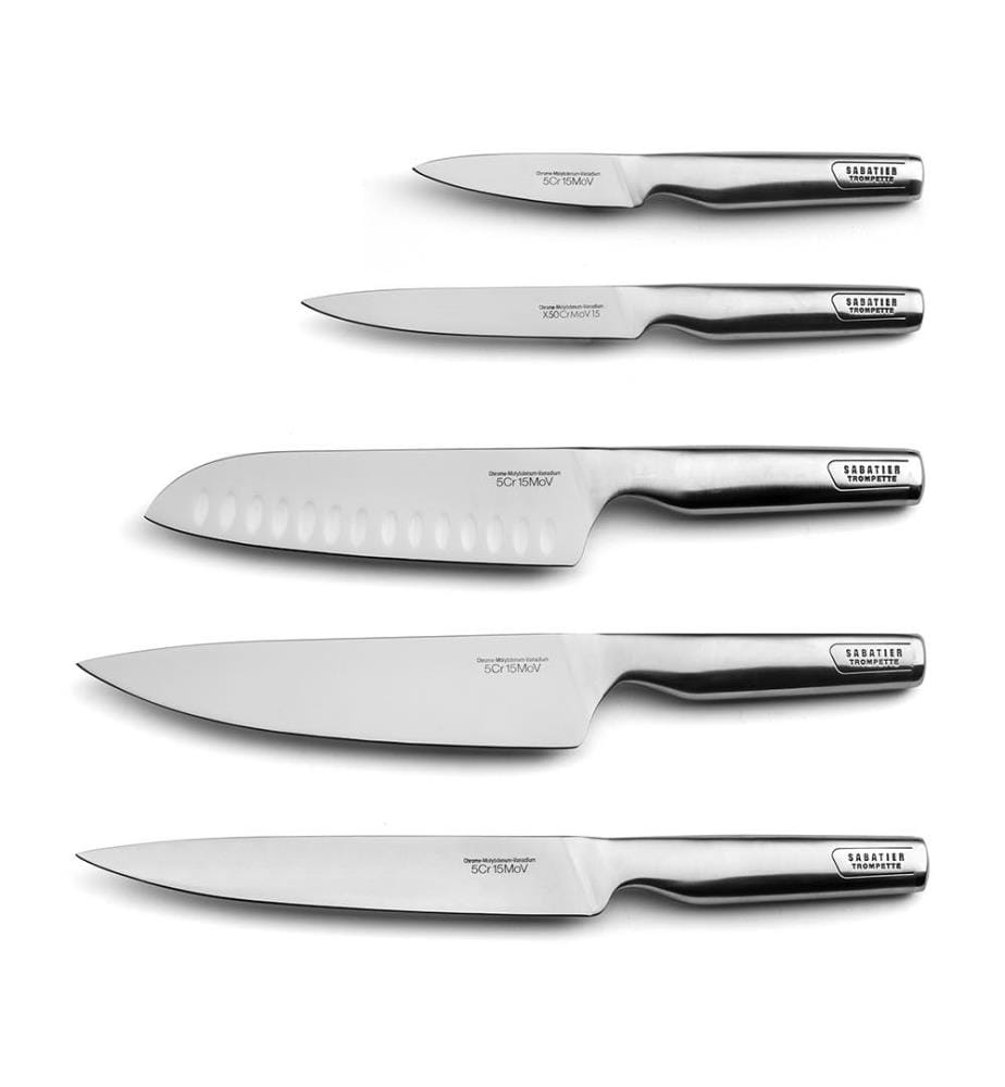 Set di 5 coltelli da cucina Asean + blocco coltelli