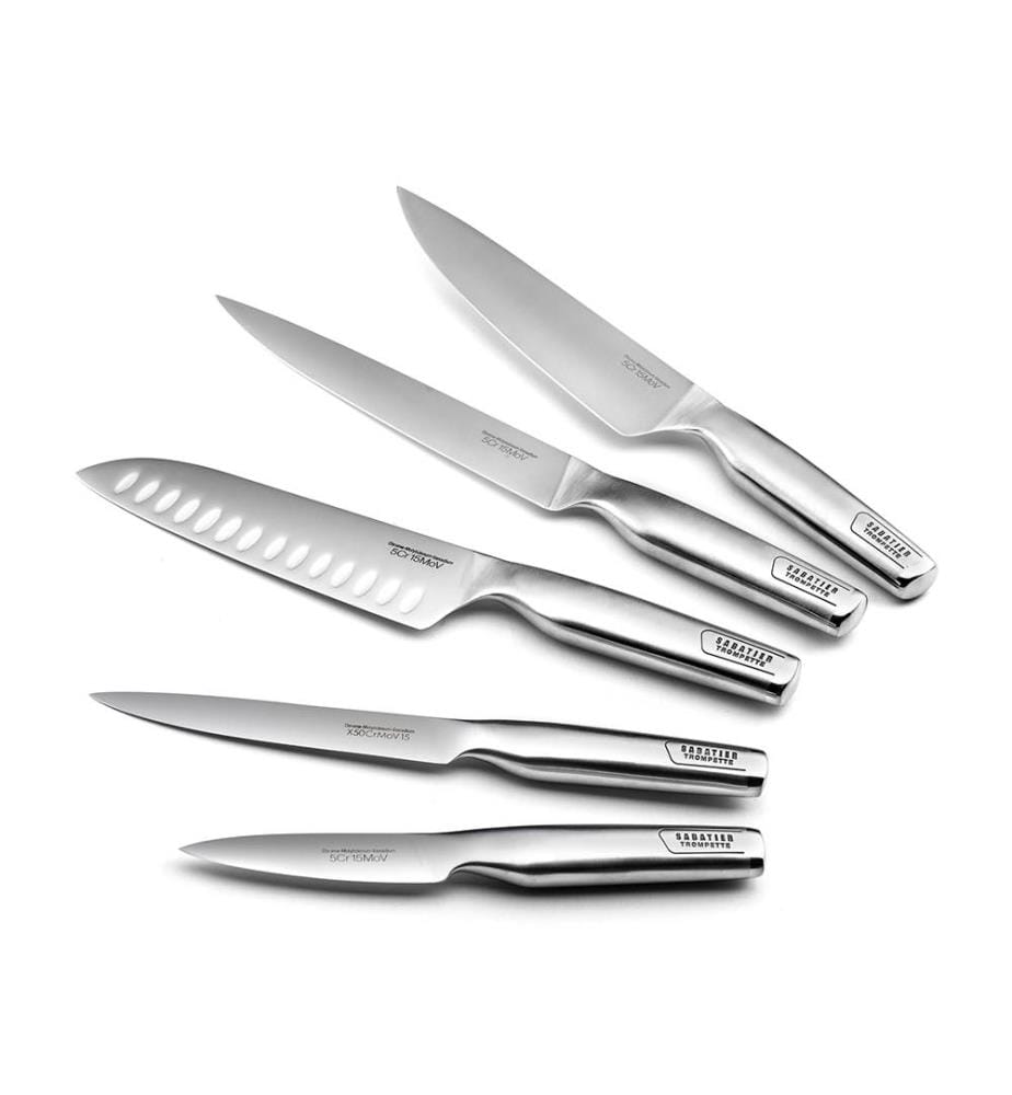 Set di 5 coltelli da cucina Asean + blocco coltelli