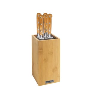 Set di 5 pezzi Blocco per spaghetti Essentiel - Legno chiaro