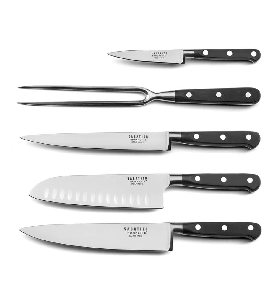 Set di 5 pezzi Blocco per spaghetti - Legno chiaro