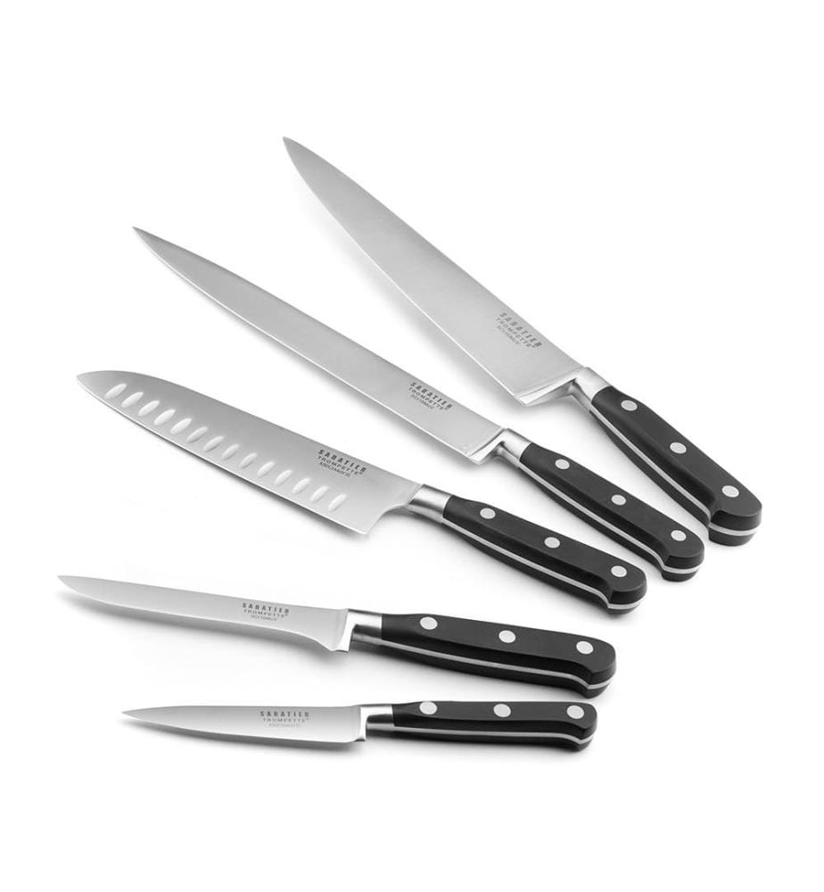 Set de 5 Couteaux de Cuisine Origin + Bloc à Couteaux Magnétique