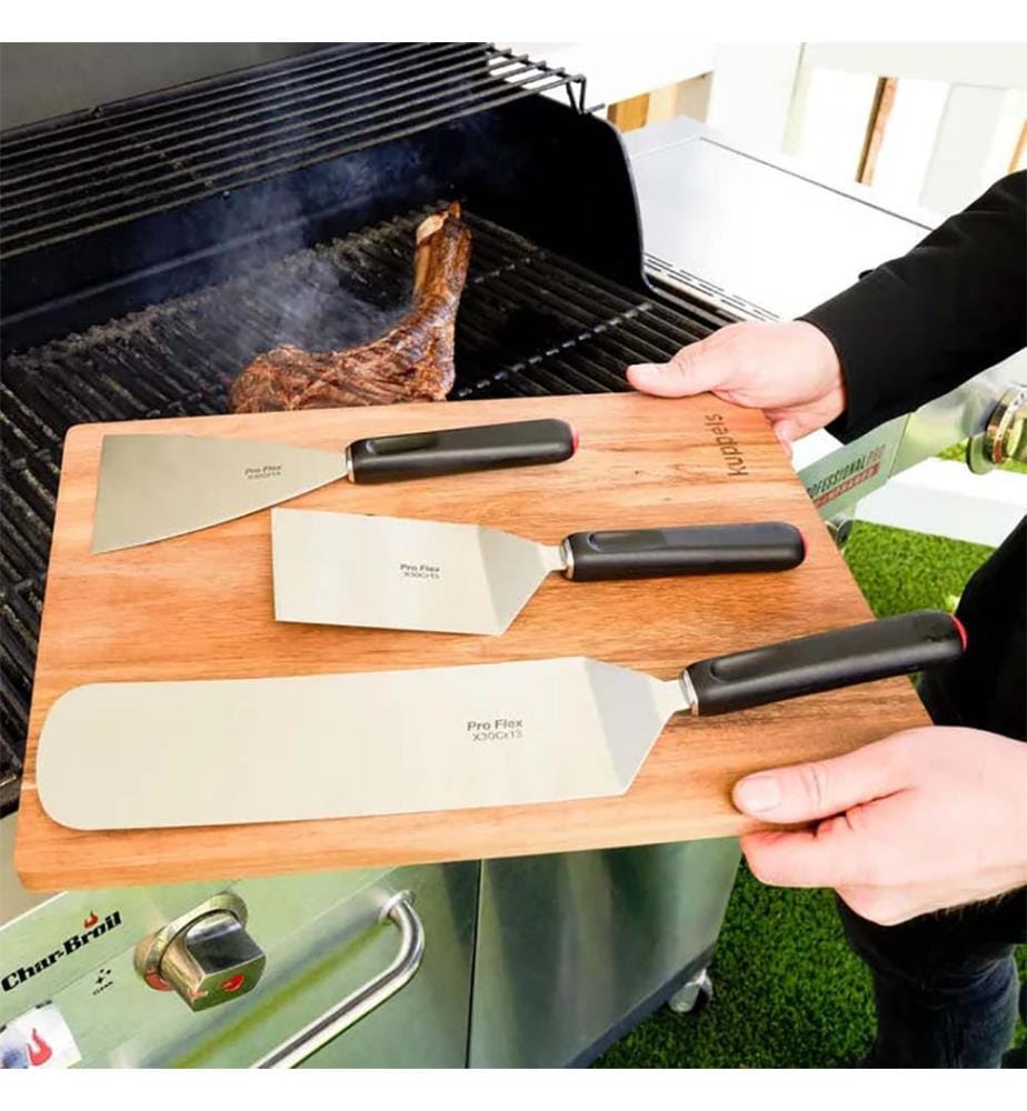 Set di spatole per barbecue 3 Pro Flex