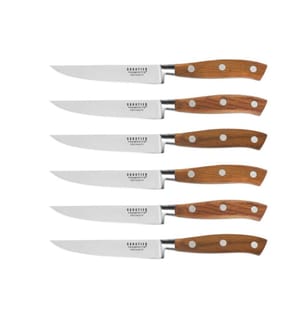 Set di 6 coltelli da bistecca Ryokan - Marrone chiaro