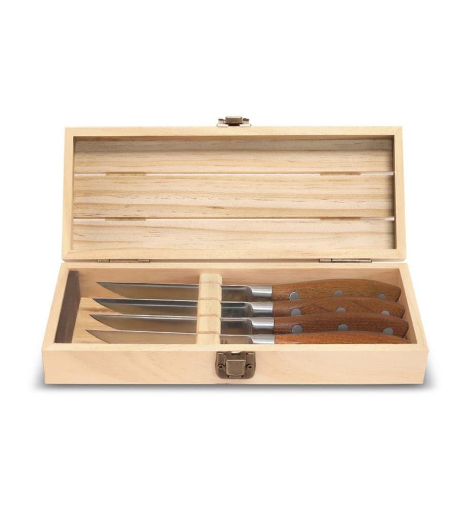 Set di 4 coltelli da bistecca Ryokan - Marrone chiaro