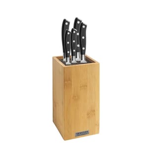 Set di 5 pezzi Blocco spaghetti Vulcano - Legno chiaro