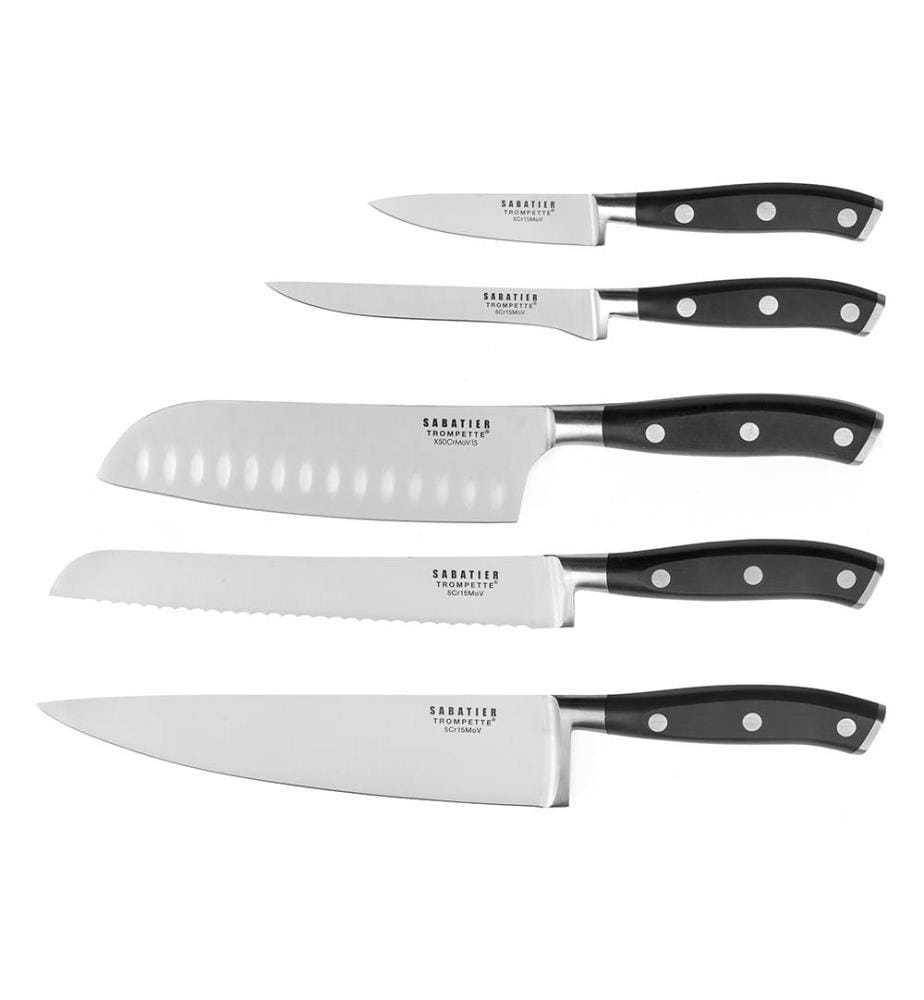 Set di 5 pezzi Blocco spaghetti Vulcano - Legno chiaro