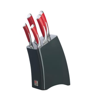 Ceppo di coltelli da cucina da 5 pezzi Kyu Fire