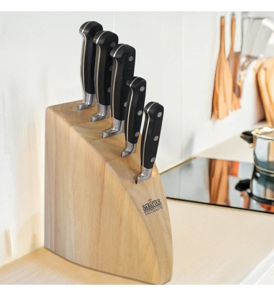Portacoltelli con 5 coltelli da cucina V Sabatier