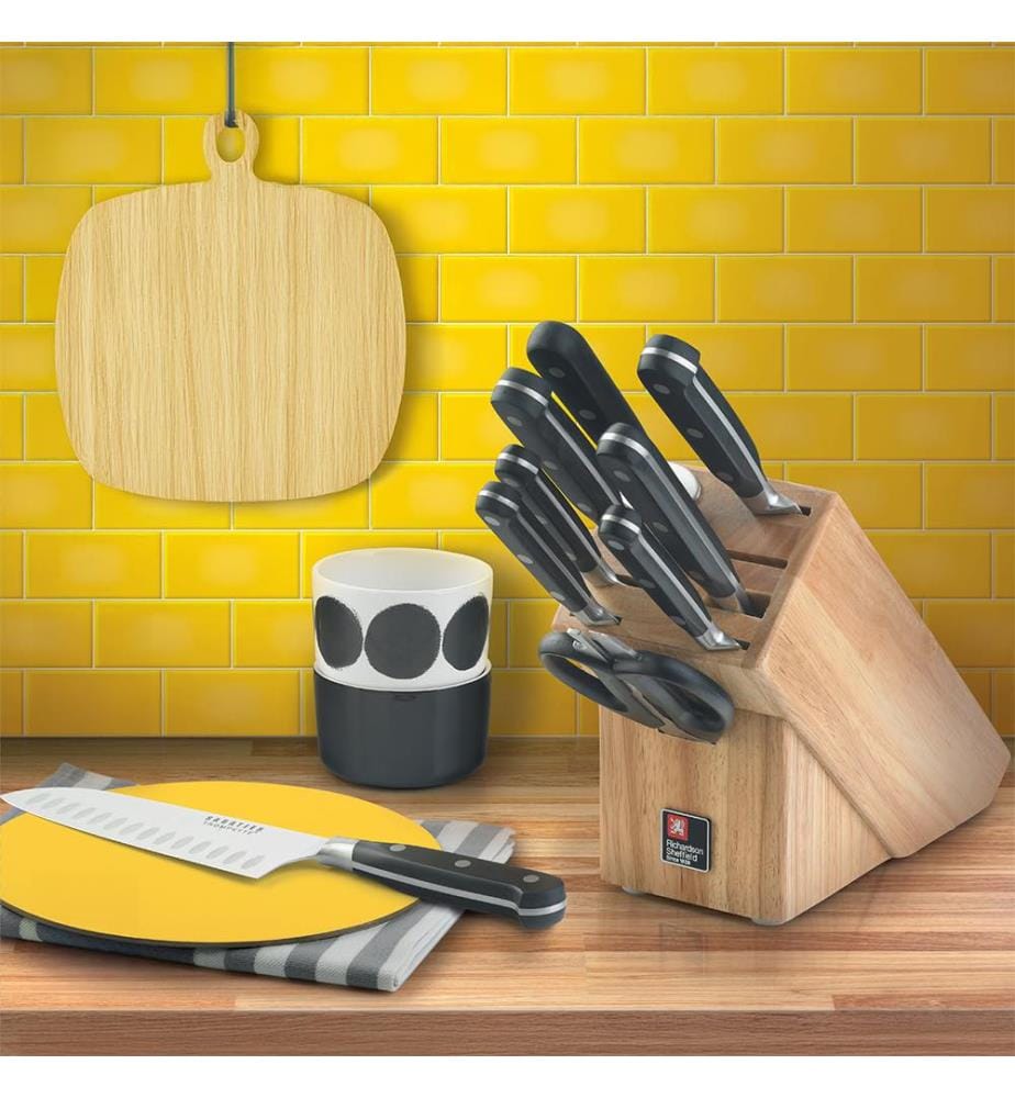 Portacoltelli con 9 coltelli da cucina V Sabatier