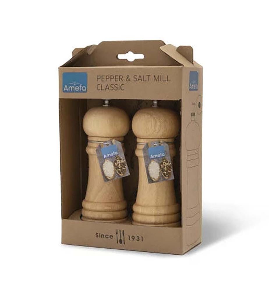 Macina sale e pepe in legno naturale Marius - Brun Clair