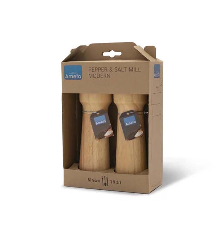 Macina sale e pepe in legno naturale Fanny - Brun Clair